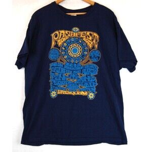 Men's XL Pasafest Festival Navy T-shirt Pasaquan Art Compound Celestial